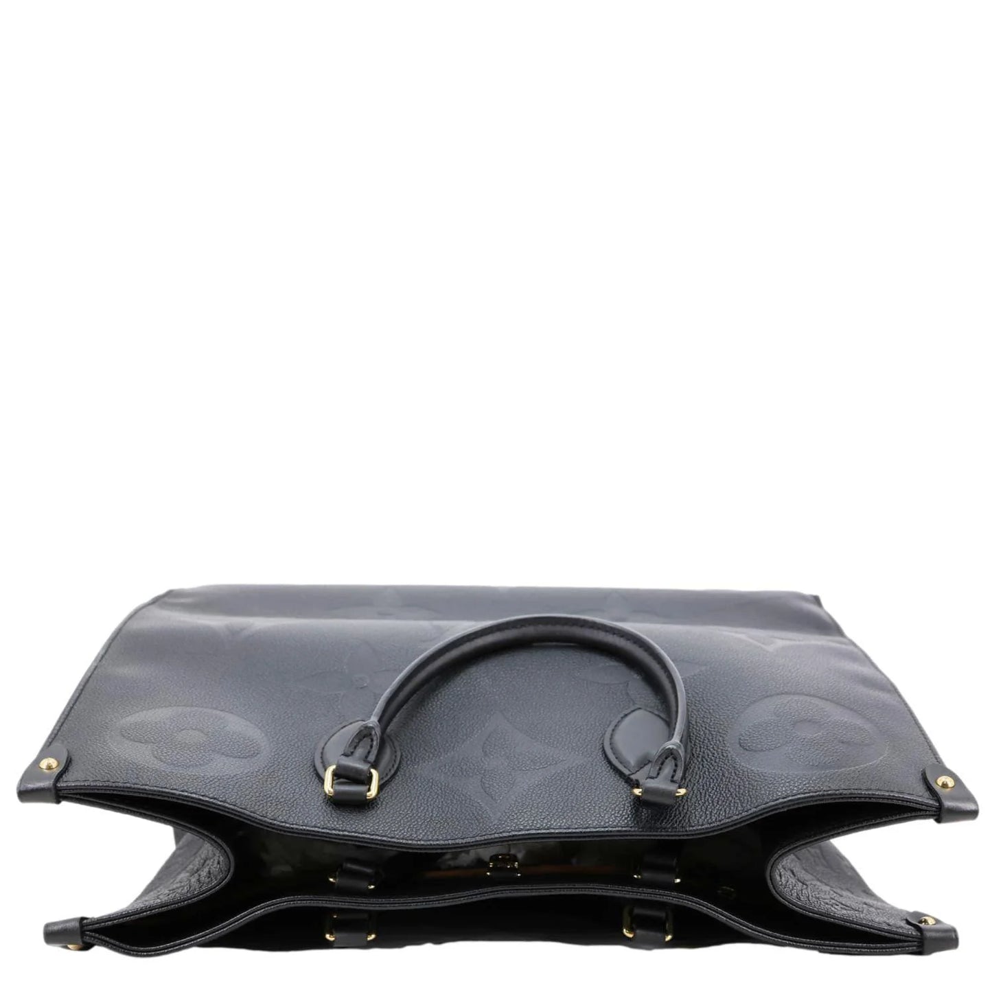 Onthego GM Giant Monogram Empreinte Shoulder Bag Black