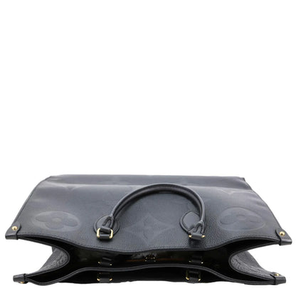 Onthego GM Giant Monogram Empreinte Shoulder Bag Black