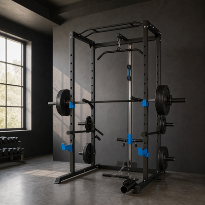 ULTRA FUEGO Power Cage with Pulley System & Lat Pulldown