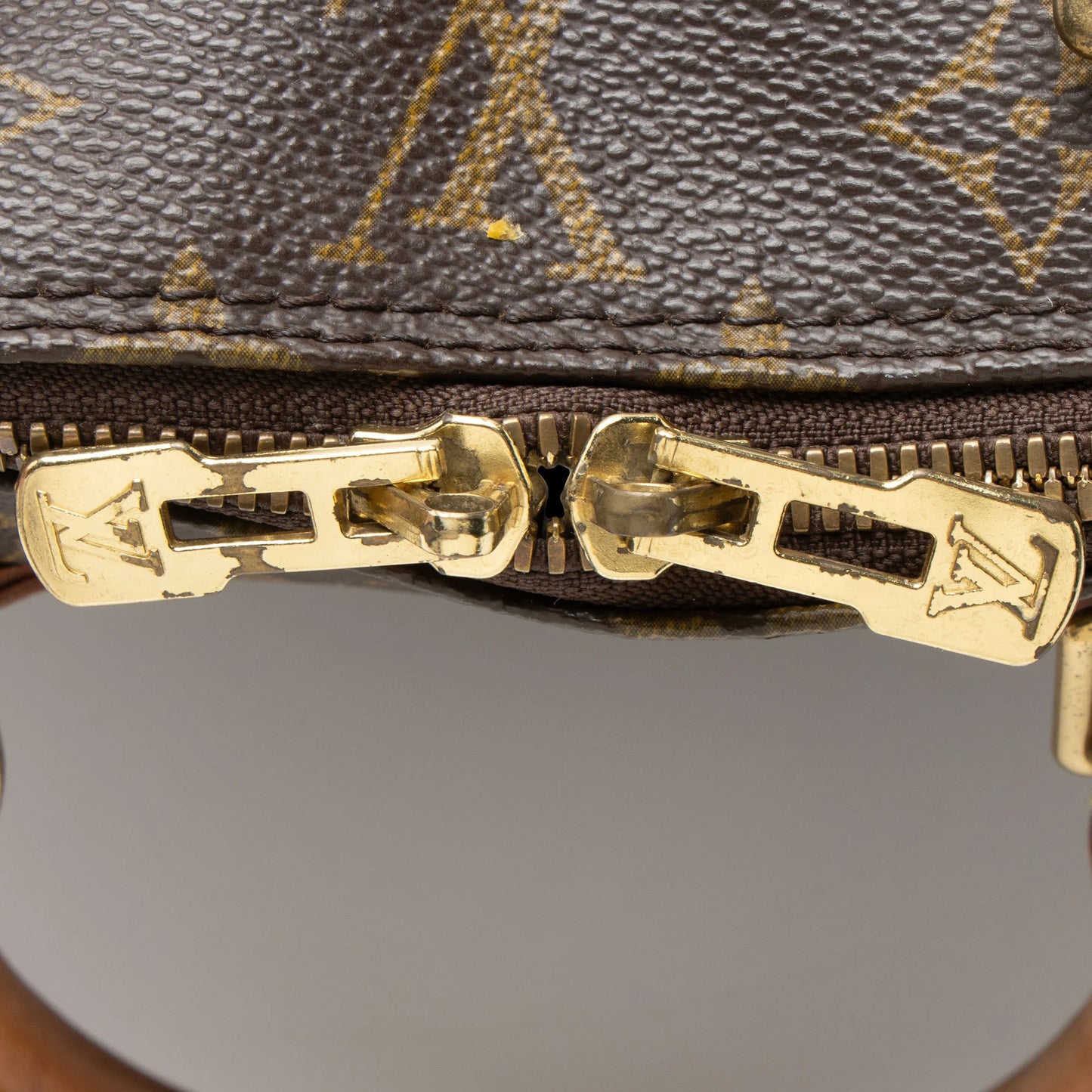 Vintage Monogram Canvas Alma PM Satchel