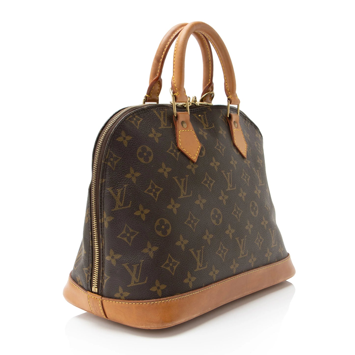 Vintage Monogram Canvas Alma PM Satchel