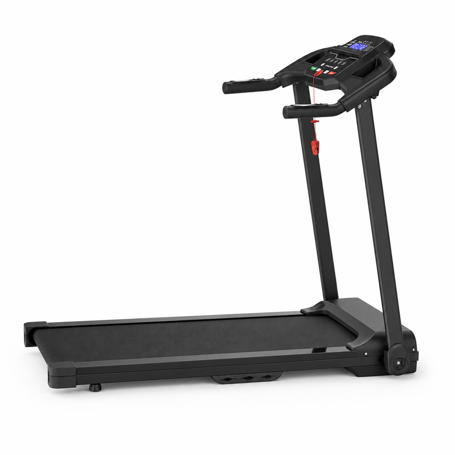 Electric Folding Treadmill 2.5HP - Compact Running & Walking Machine with LCD Display for Home Gym, Up to 265 lbs