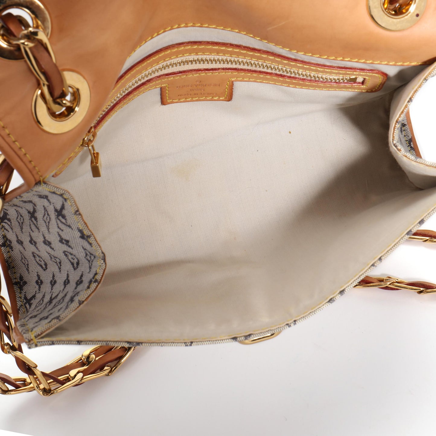 Monogram Mini Lin Camille Handbag Medium Crossbody Bag
