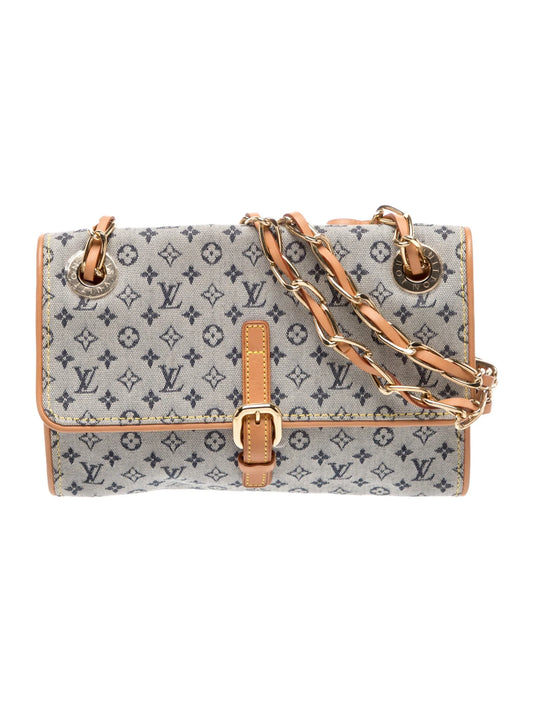 Monogram Mini Lin Camille Handbag Medium Crossbody Bag