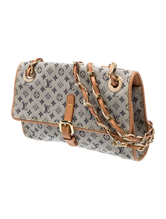 Monogram Mini Lin Camille Handbag Medium Crossbody Bag