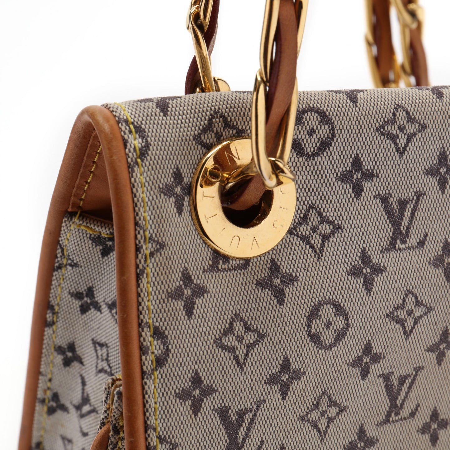 Monogram Mini Lin Camille Handbag Medium Crossbody Bag