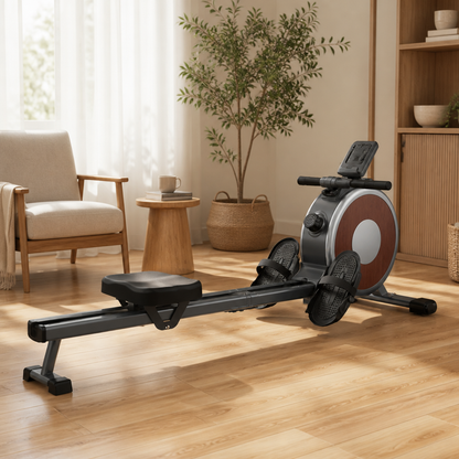 Magnetic Rowing Machine – Foldable Home Rower, 16-Level Resistance, Bluetooth App, 350lb Capacity