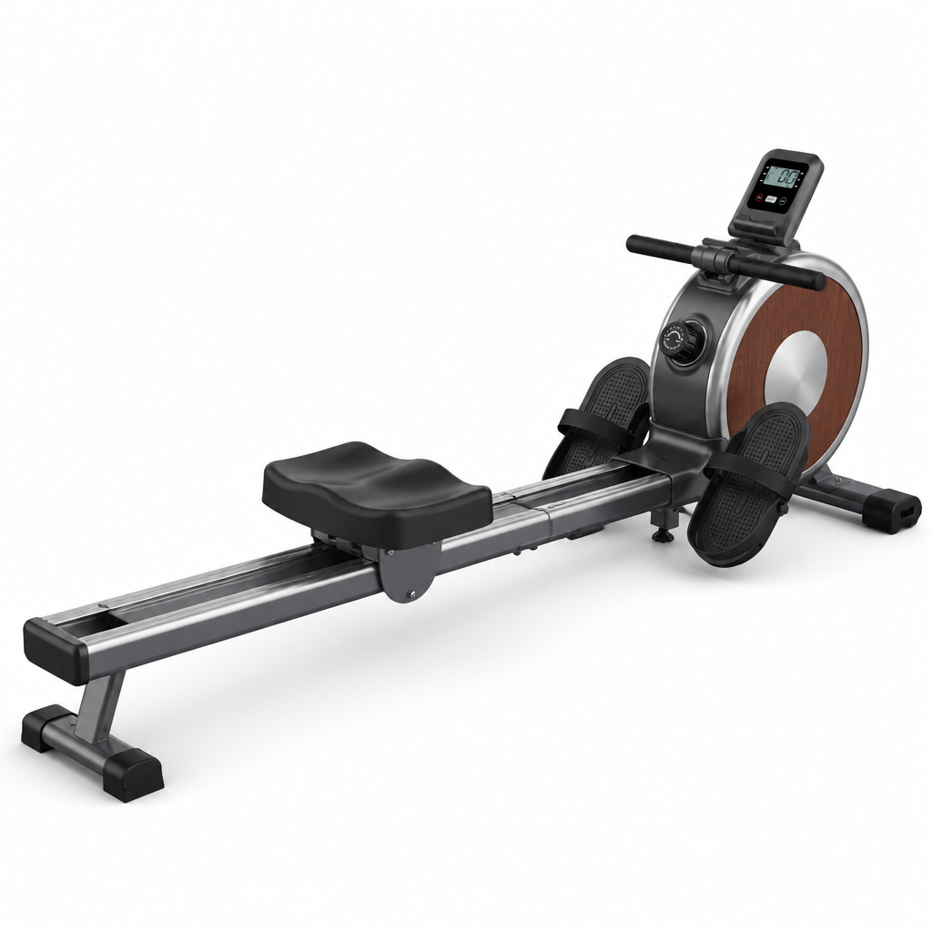 Magnetic Rowing Machine – Foldable Home Rower, 16-Level Resistance, Bluetooth App, 350lb Capacity