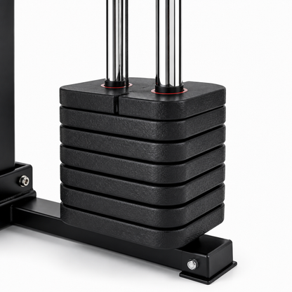 Smith Machine Power Cage – All-in-One Functional Trainer, Squat Rack, Cable Crossover & Weight Stack | 1,763 lb Capacity